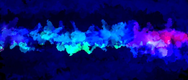 Abstrait avec de la fumée bleue