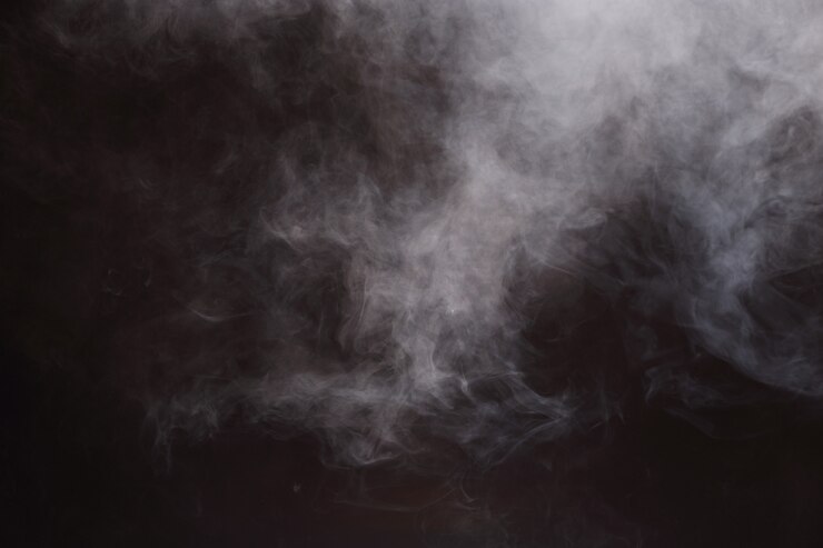 Abstrait fumée nuages, tout mouvement flou