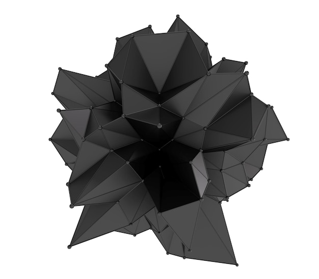 Abstrait futuriste géométrique sombre