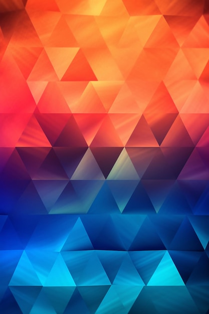 Abstrait géométrique avec motif en forme de triangle