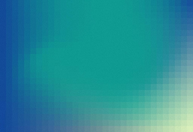 Abstrait Gradient bleu et teal avec texture pixelée