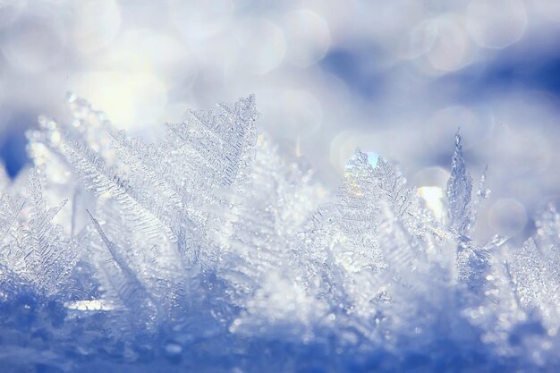 abstrait hiver fond givre givre glace neige saisonnier