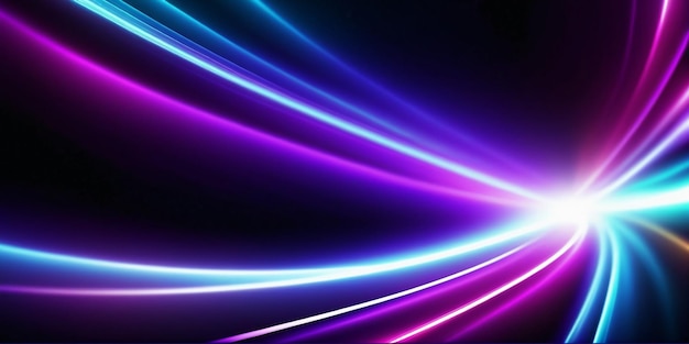 Abstrait Lignes lumineuses technologiques HD Arrière-plan