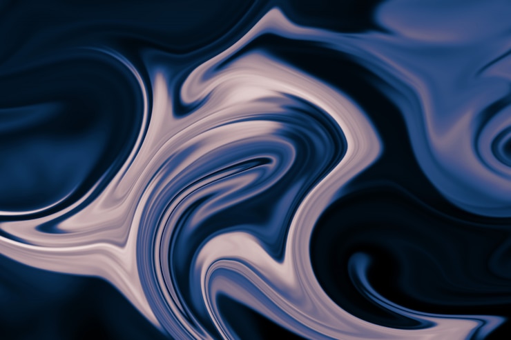 Photo abstrait de liner liquide coloré. texture abstraite d'acrylique liquide.