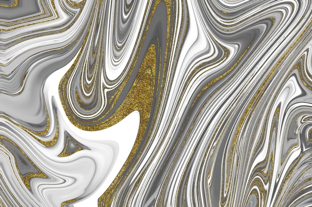 Abstrait de marbre or