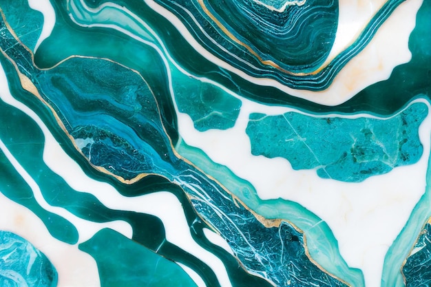 Abstrait en marbre turquoise bleu mer
