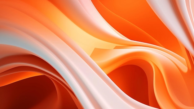 Abstrait moderne dégradé orange et blanc Espace de fond pour la copie