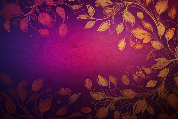 Abstrait avec motif de fleur de couleur violet violet