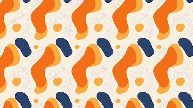 Abstrait Le motif orange et bleu