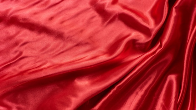 Abstrait motif de tissu vague rouge