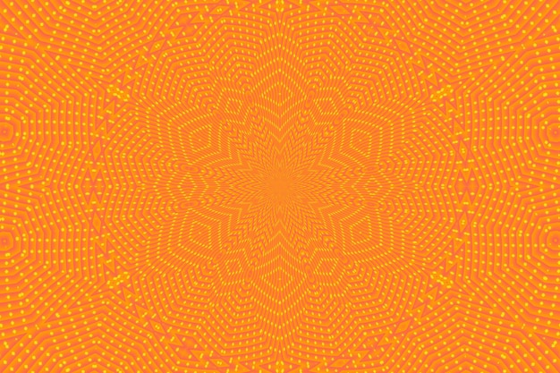 Abstrait avec des motifs géométriques oranges et rouges