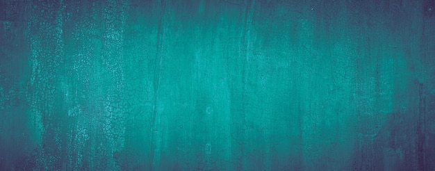 Photo abstrait de mur de béton de ciment de texture bleu vert