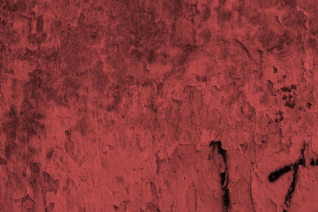 Abstrait de mur de béton rouge grunge