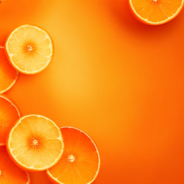 Abstrait orange lisse