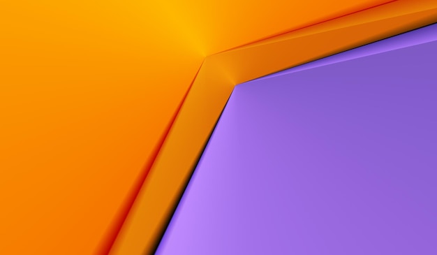 Abstrait orange violet