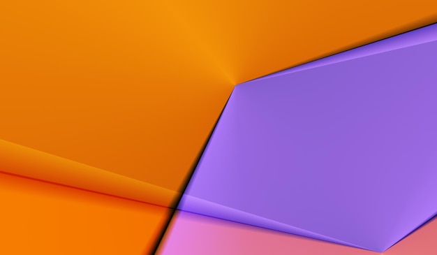 Abstrait orange violet