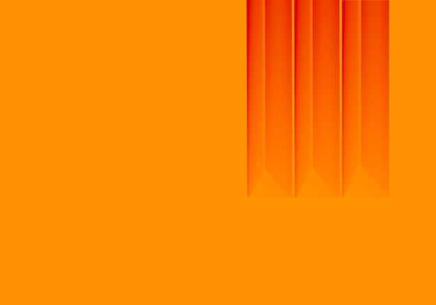 abstrait orange