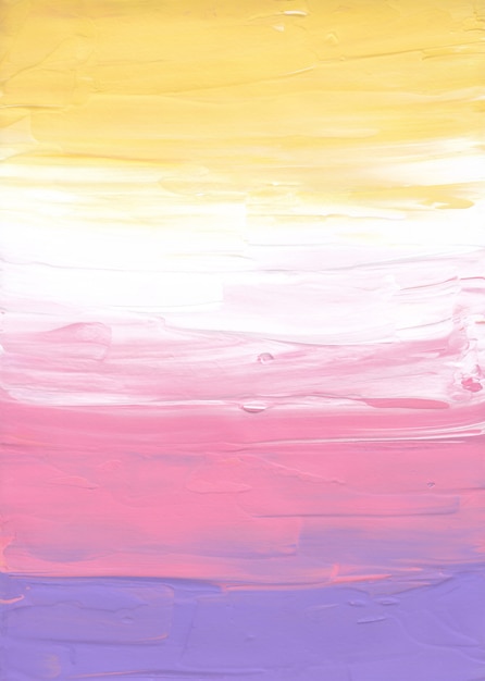 Photo abstrait pastel jaune, rose, violet et blanc