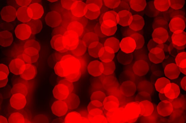 Abstrait rouge bokeh floue