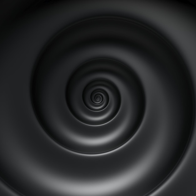 Abstrait spirale noire