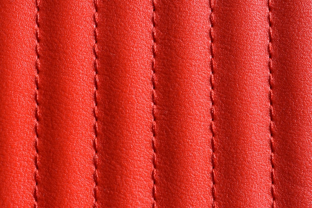 Abstrait De Texture Cuir Rouge