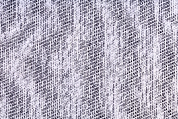 Abstrait de tissu texturé doux à carreaux gris et blanc