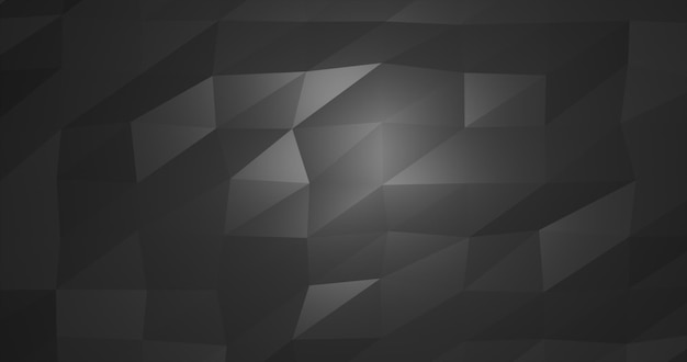 Abstrait triangles mobiles noir et blanc low poly futuriste numérique abstrait