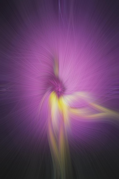 abstrait de vagues florales violet clair et noir