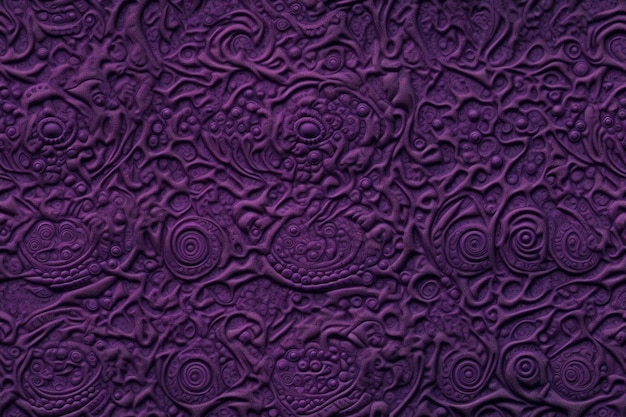 Abstrait violet avec des cercles tourbillonnants Generative AI