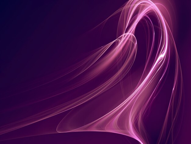 Abstrait violet avec des lignes lumineuses