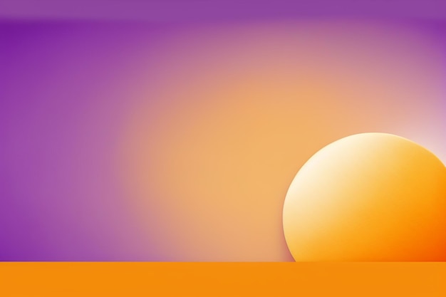 Abstrait violet orange pour le modèle de bannière fond d'écran affiche mur de site Web élégant AI générative