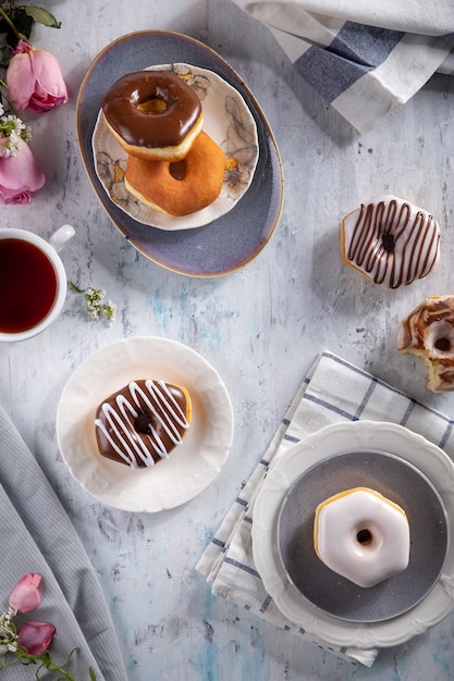 Photo abus de chocolat et concept de dépendance