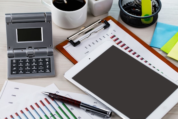 Photo accessoires de bureau pour la gestion d'entreprise