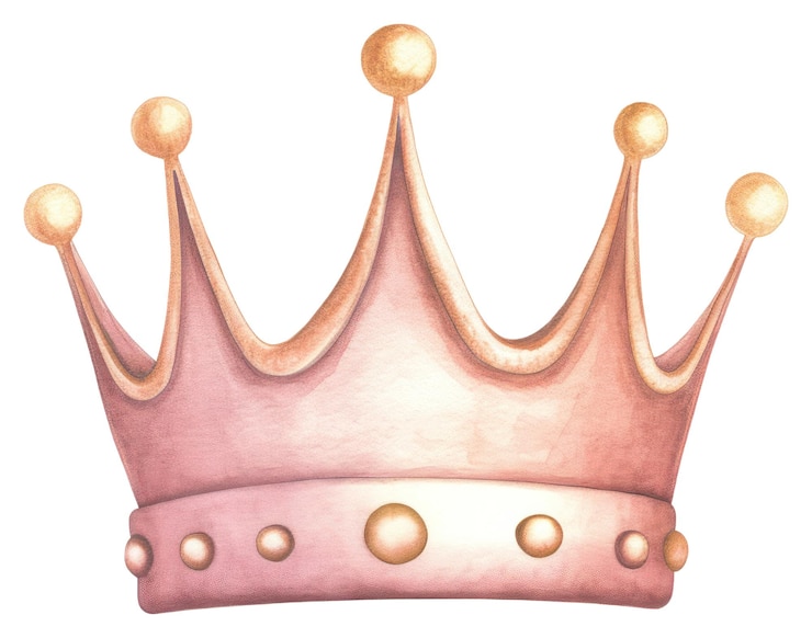 Photo accessoires à fond blanc de la couronne de png