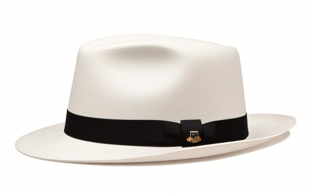 Photo accessoires de mode de chapeau sur un fond blanc