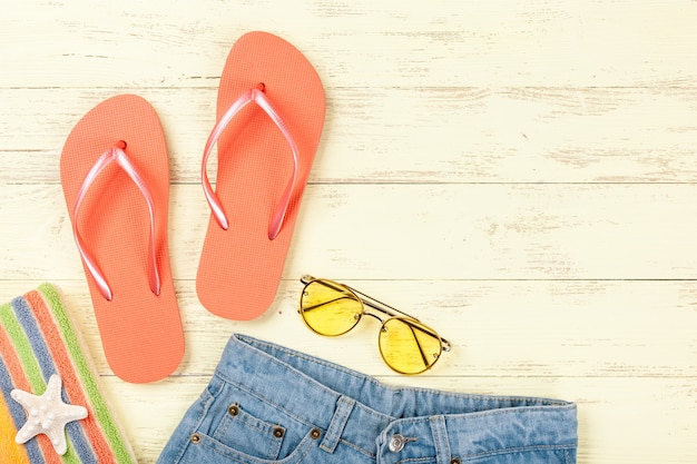 Accessoires de plage d'été