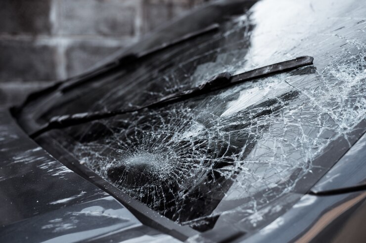 Photo accident de voiture sur rue