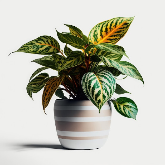 Accueil Plante en Pot Illustration Generative AI