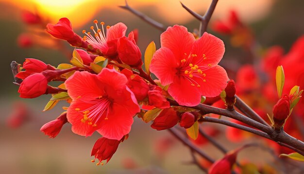 Photo accueillir la nature vue de fleurs en plein air propre