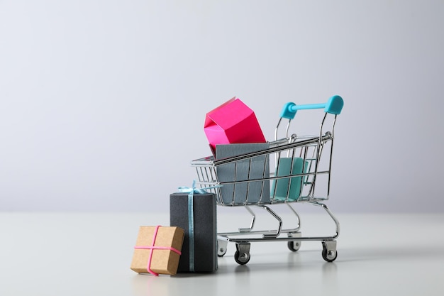 Achats et vente de concept d'achat et remise