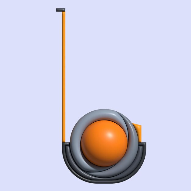 Actif d'outil de construction 3D avec un fond clair