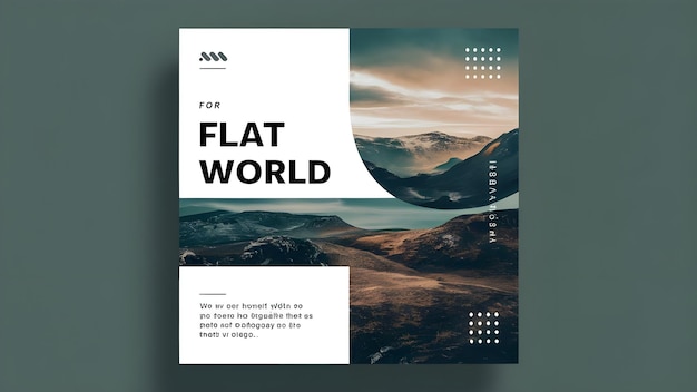 activer le design plat célébrer le monde de la photographie les médias sociaux poster un modèle d'arrière-plan