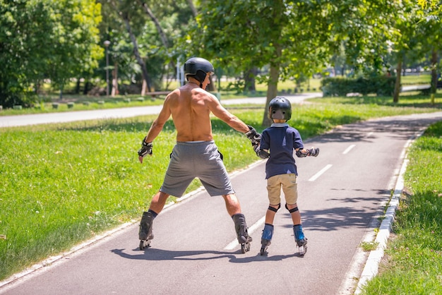 Activités de patin à roulettes