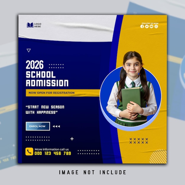 Admission à l'école sur les médias sociaux