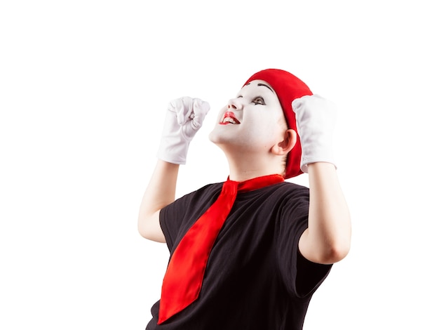 adolescents à l'image des mimes