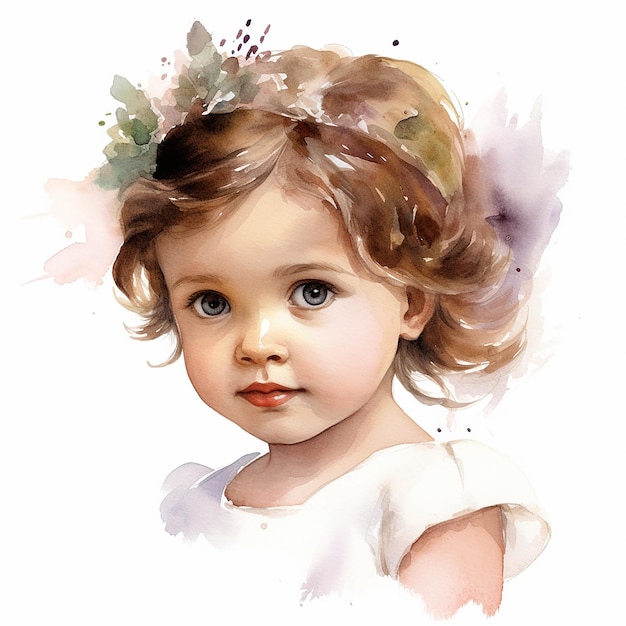 adorable, bébé, illustration