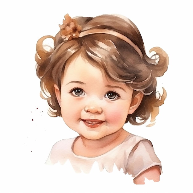 adorable, bébé, illustration