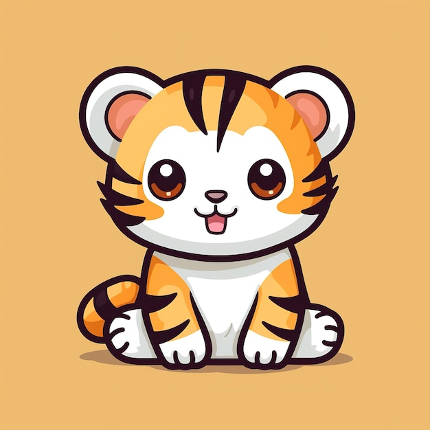 adorable personnage de tigre
