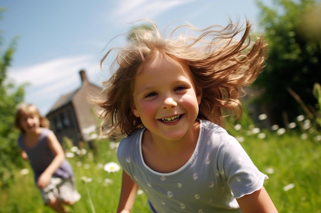 une adorable petite fille à une cérémonie de mariage