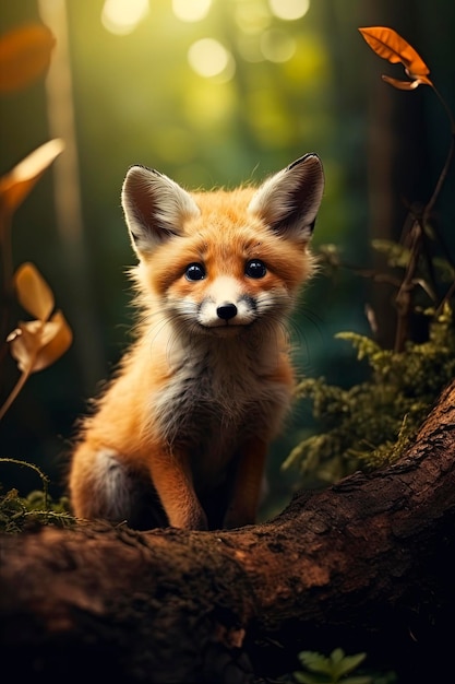 adorable style Disney cinématographique Baby Fox